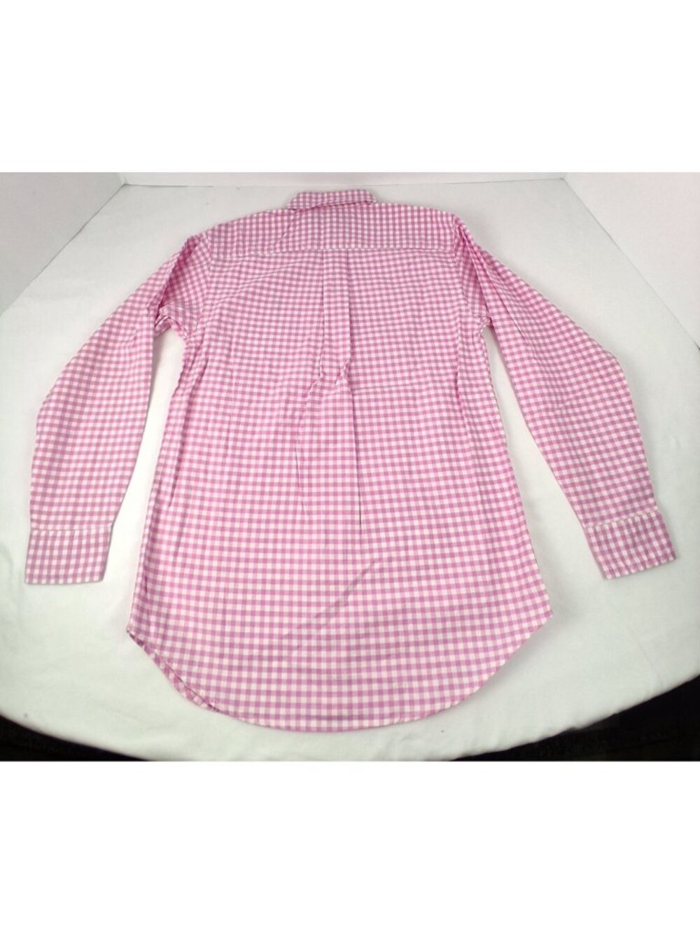 NWT Ralph Lauren Pink White Classic Gingham Cotton Poplin Boys Size M (10-12) - Picture 3 of 11